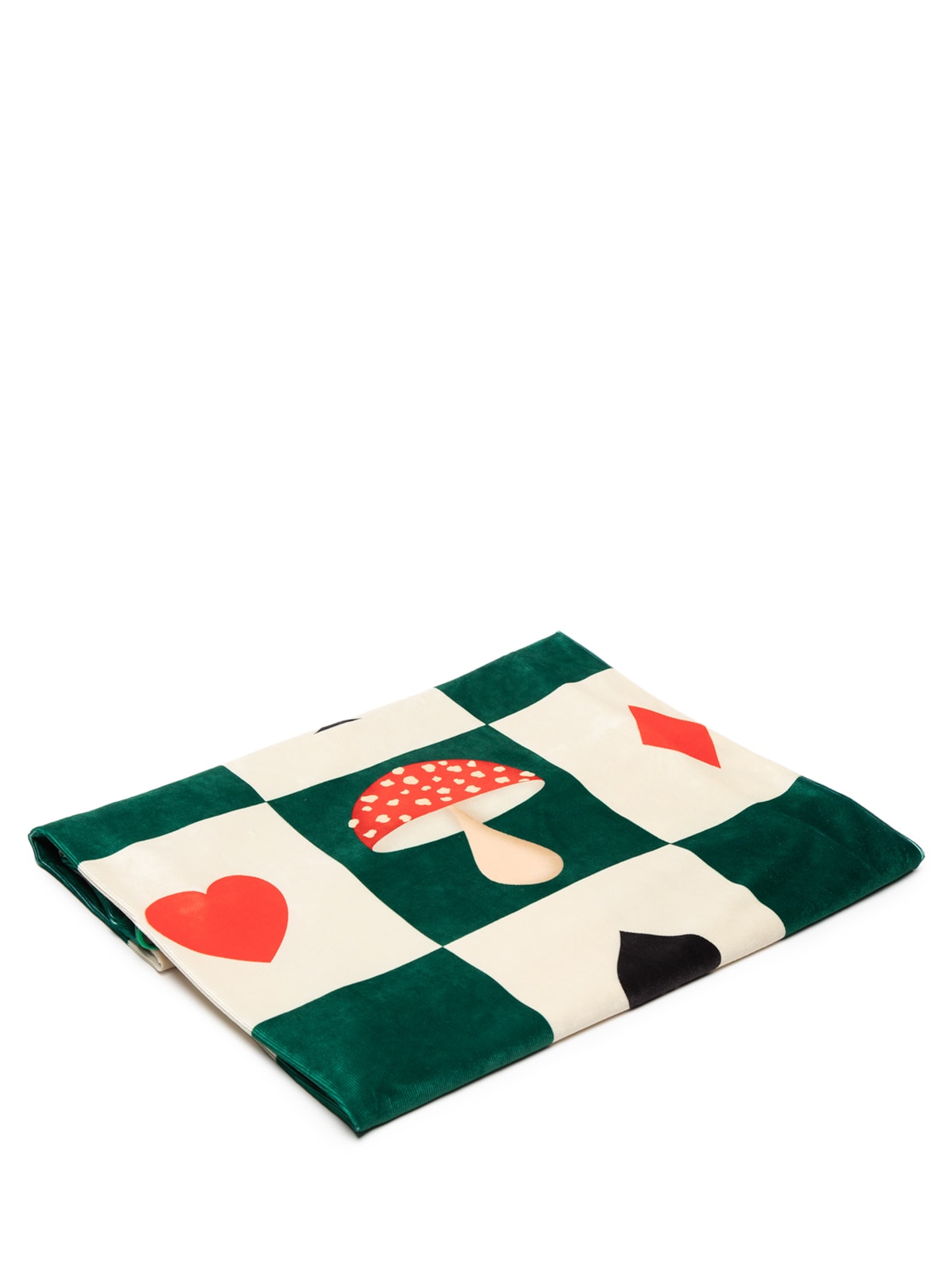 Toalha De Baralho Play Cogumelo - Verde