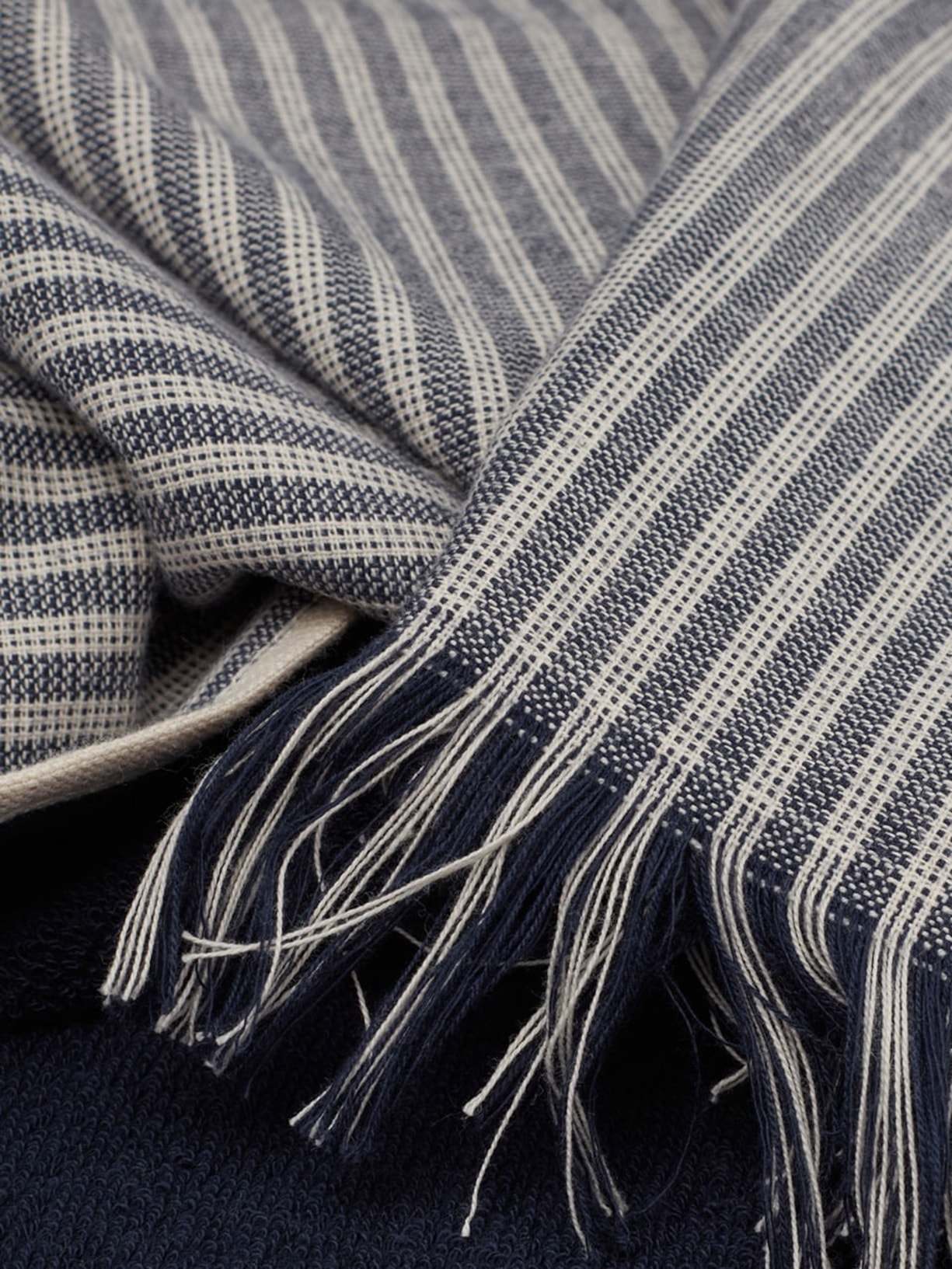 Toalha De Praia Listrada Azul Intimissimi