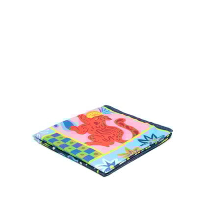 Toalha Estampa Tropical - Azul