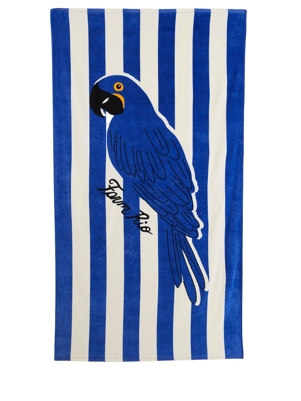 Toalha Feminina Chamego Arara Azul Listrada - Azul