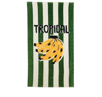Toalha Feminina Chamego Banana Tropical - Verde
