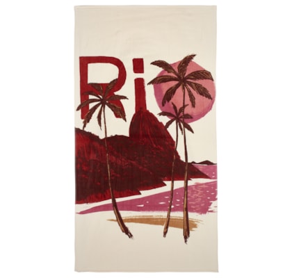 Toalha Feminina Chamego Rio - Branco