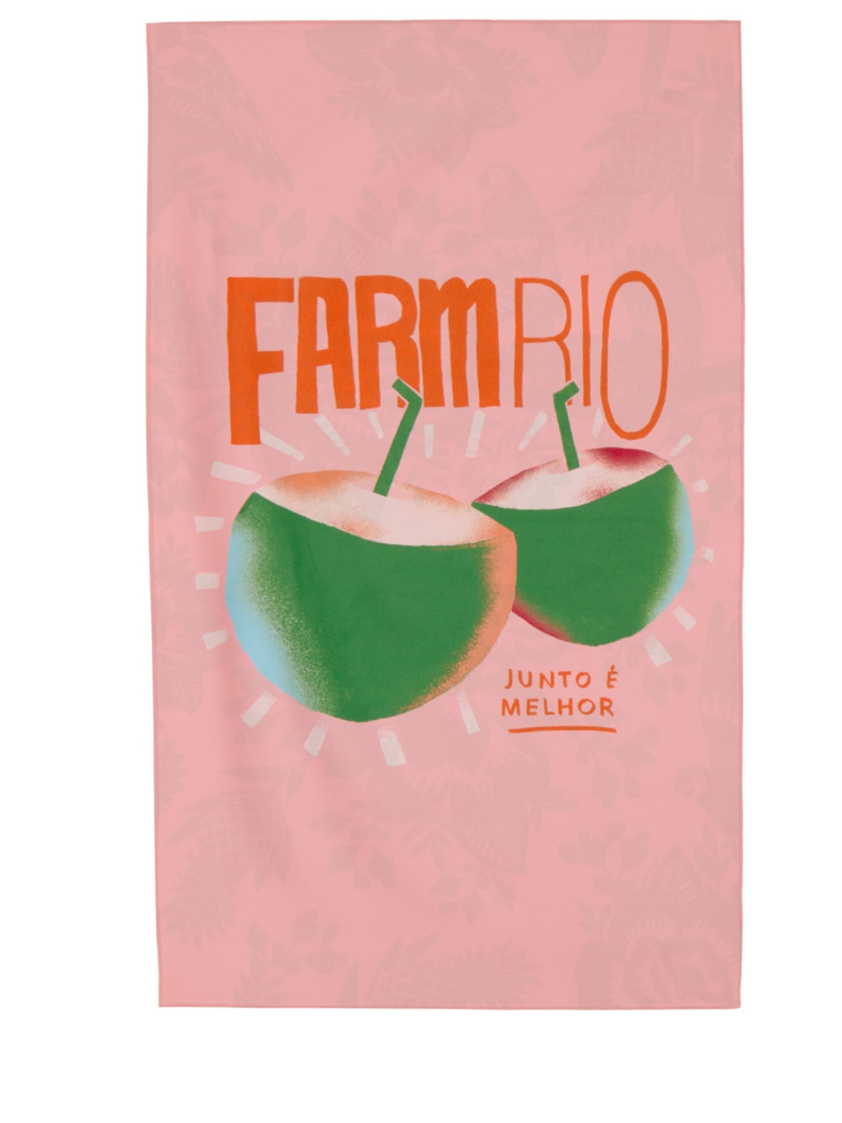 Toalha Feminina Tchibum Floral - Rosa