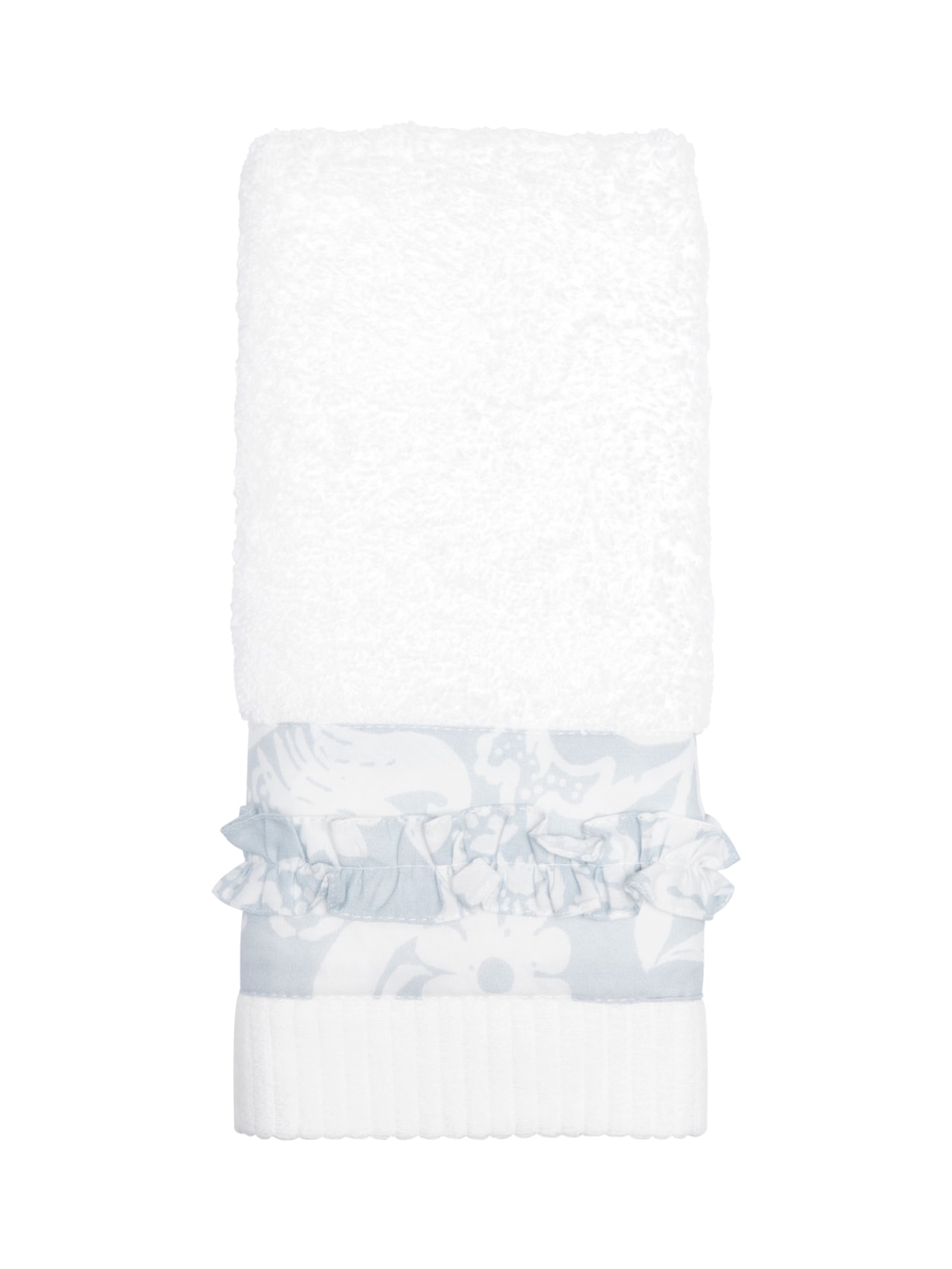 Toalha Lavabo Afrodite Arabesco Em Algodão 1 Peça - Azul