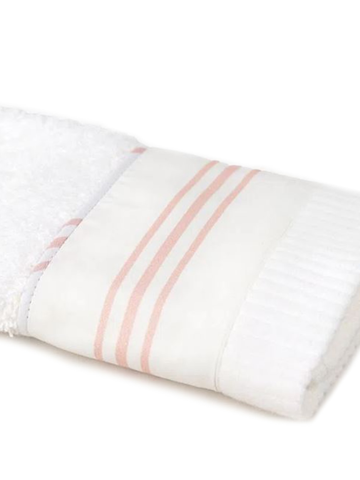 Toalha Lavabo Listrado Bellini Rosa Blue Gardenia