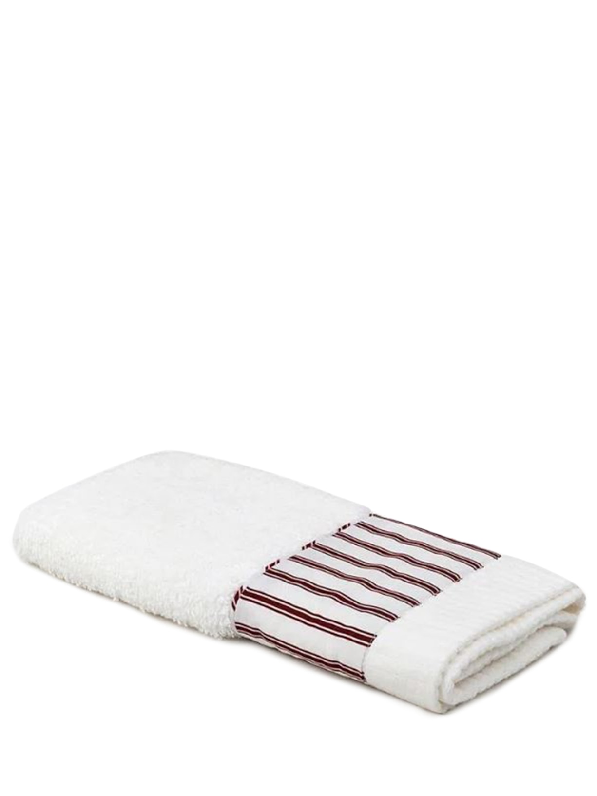 Toalha Lavabo Rouge Listrado - Vermelho