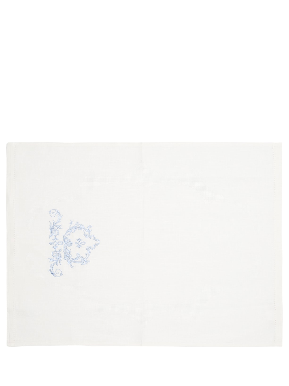 Toalha Para Lavabo Em Linho 1 Peça - Off White