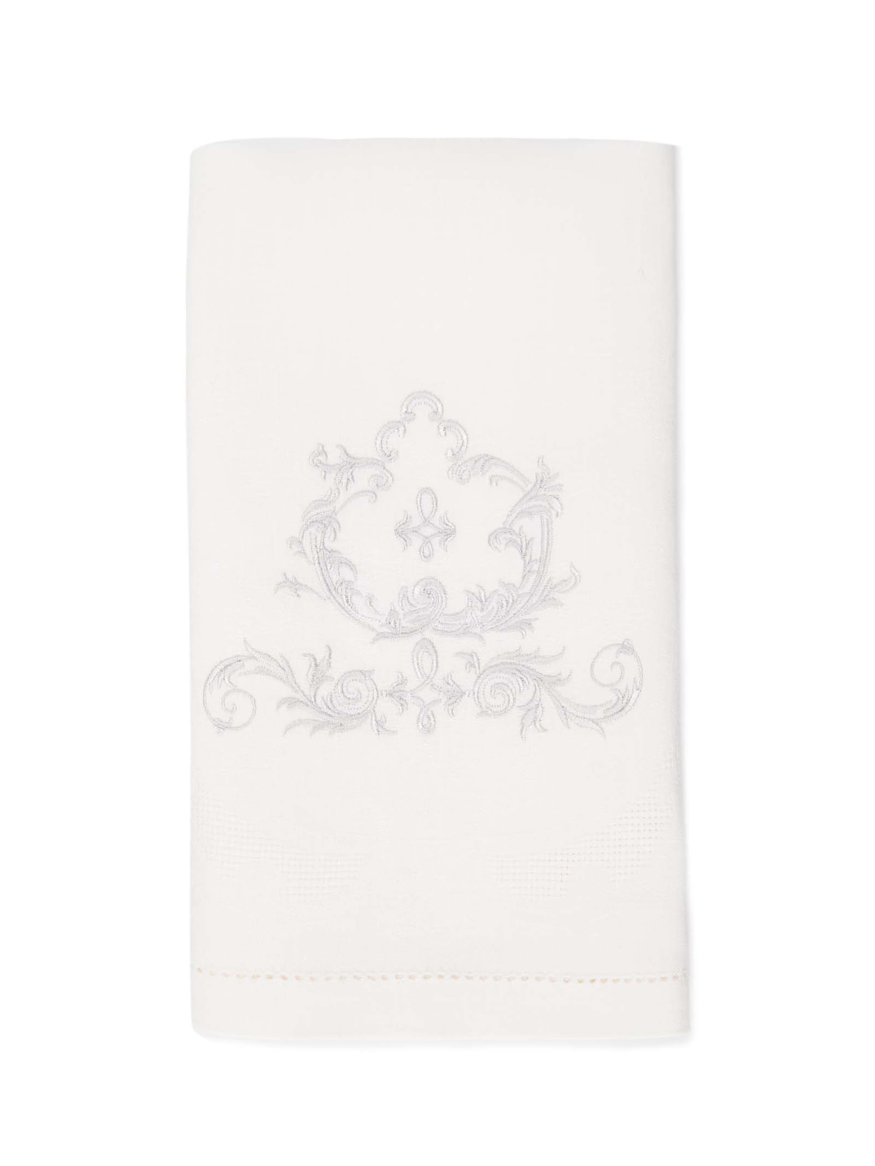 Toalha Para Lavabo Em Linho 1 Peça - Off White