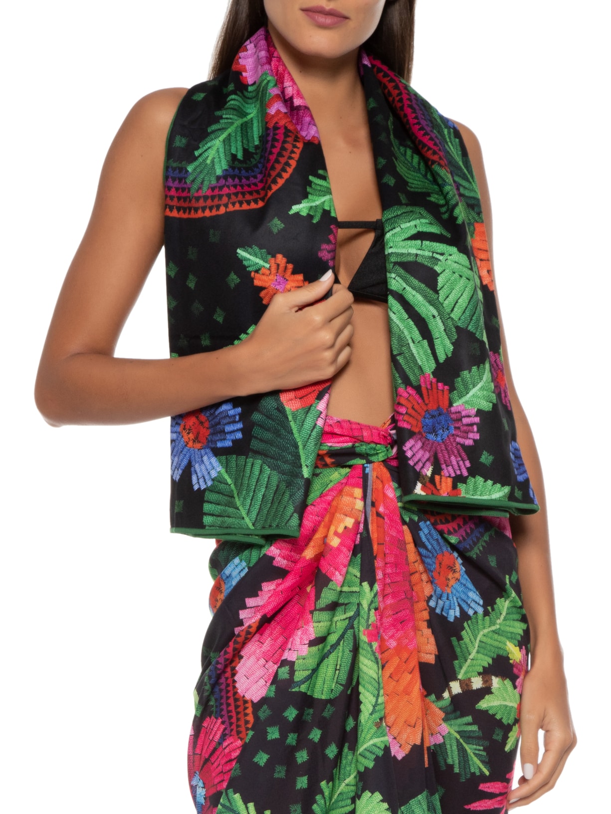 Toalha Tchibum Florescer Verde Farm Etc