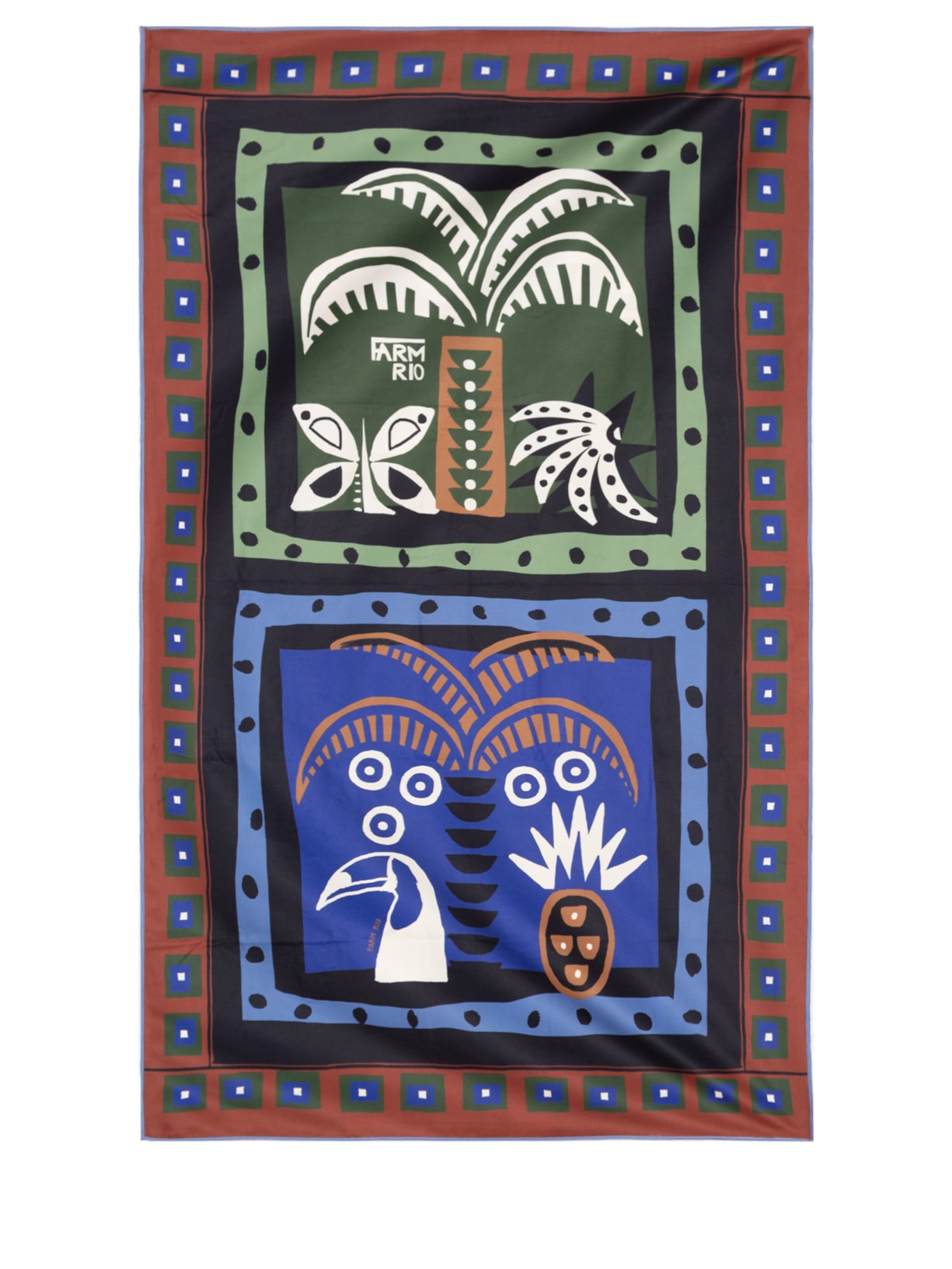 Toalha Tchibum Gráfico Tropi - Preto