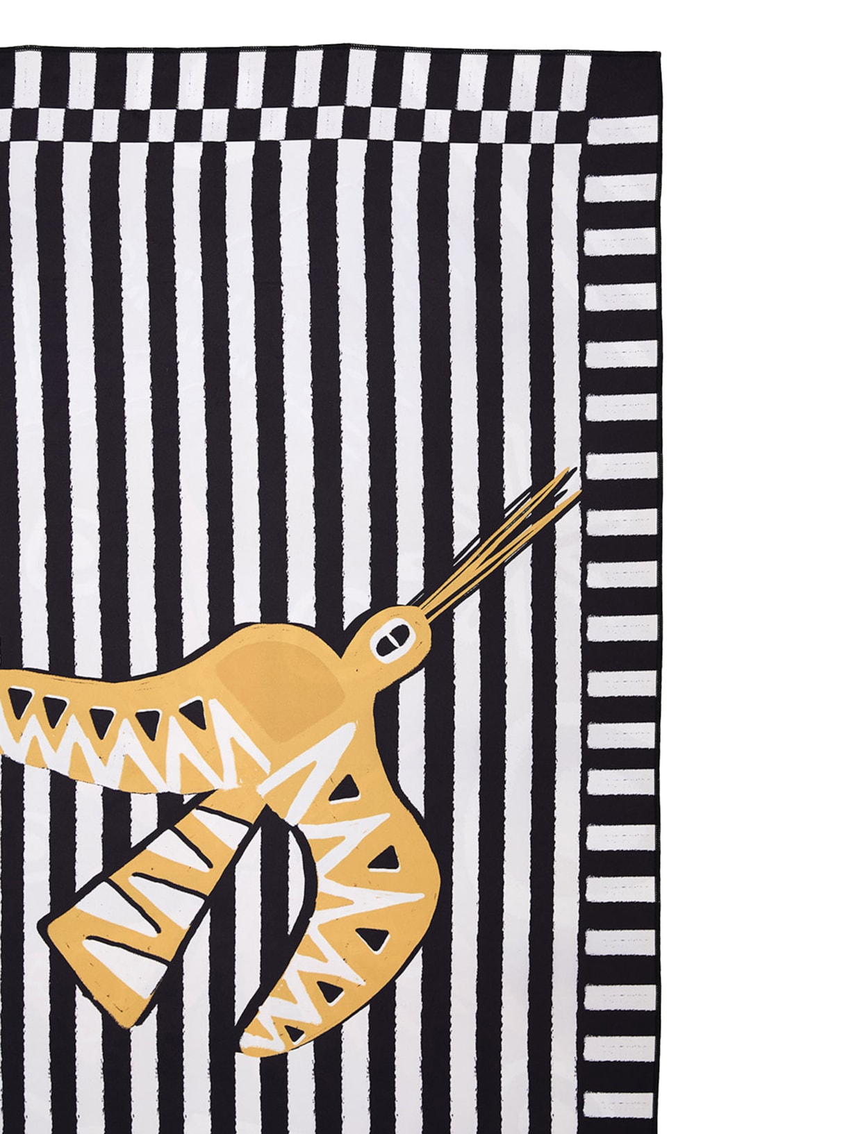 Toalha Tchibum Listra Urbana Beija Flor Preto Farm Etc