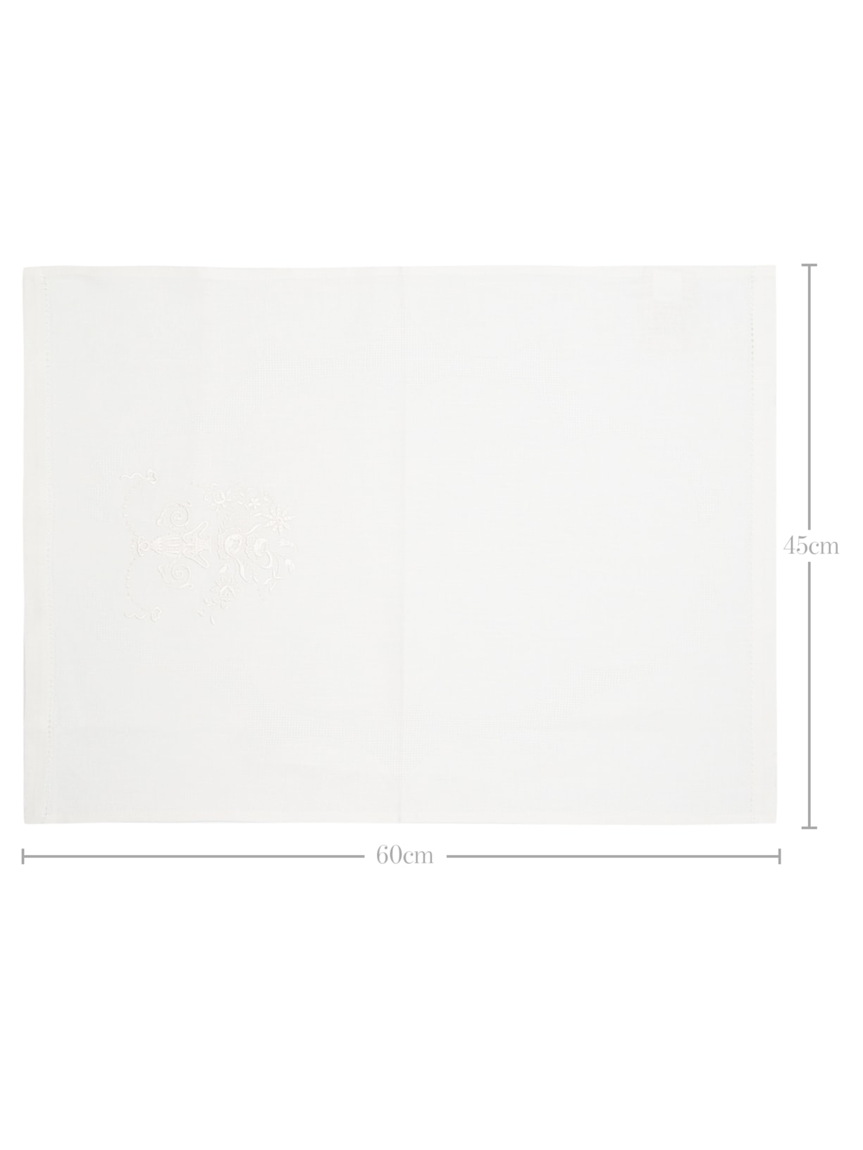 Toalha Vaso Branco '2Home