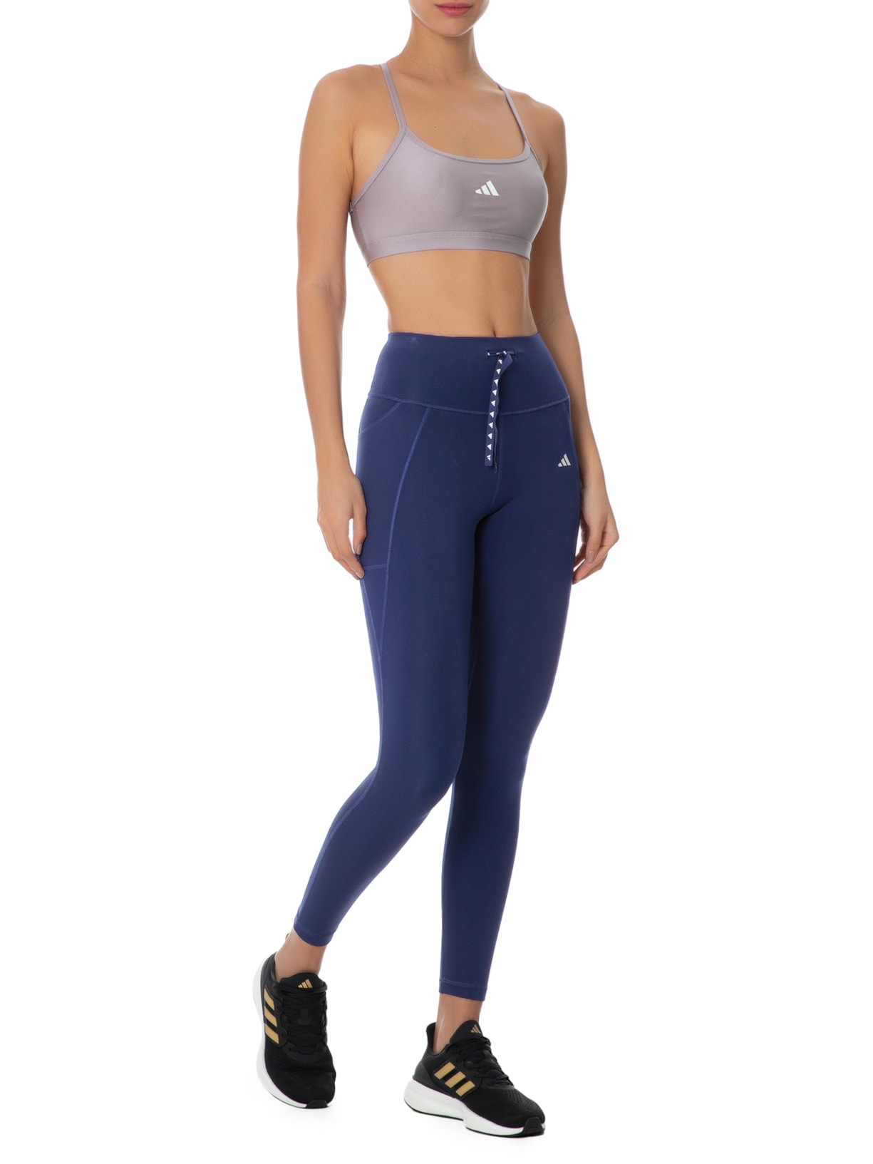 Top Aerct Ls Bra Lilás Adidas
