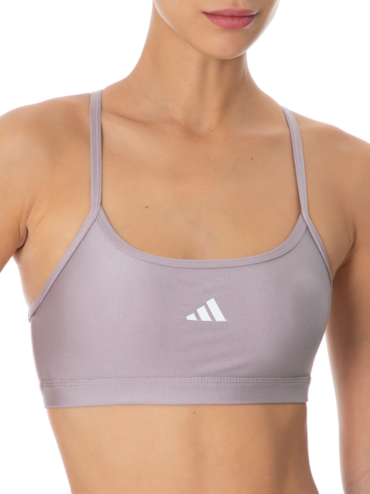Top Aerct Ls Bra Lilás Adidas