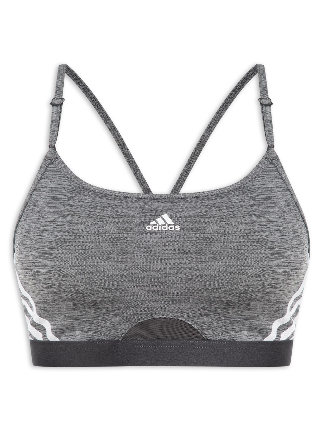 Top Aeroreact 3 Listras Suporte Leve - Cinza