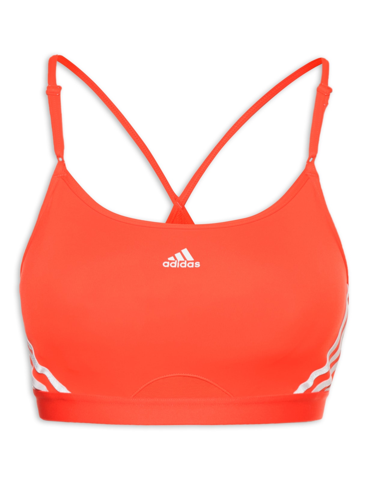 Top Aeroreact 3 Listras Suporte Leve - Vermelho