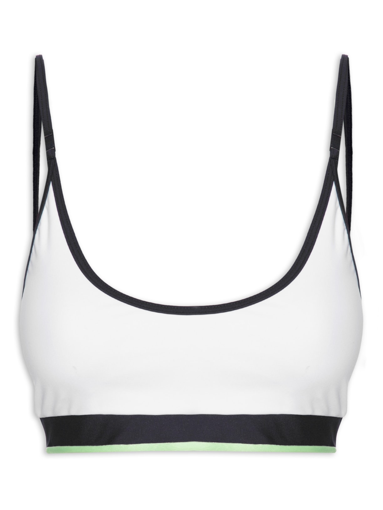 Top Alça Cruzada Liso - Branco