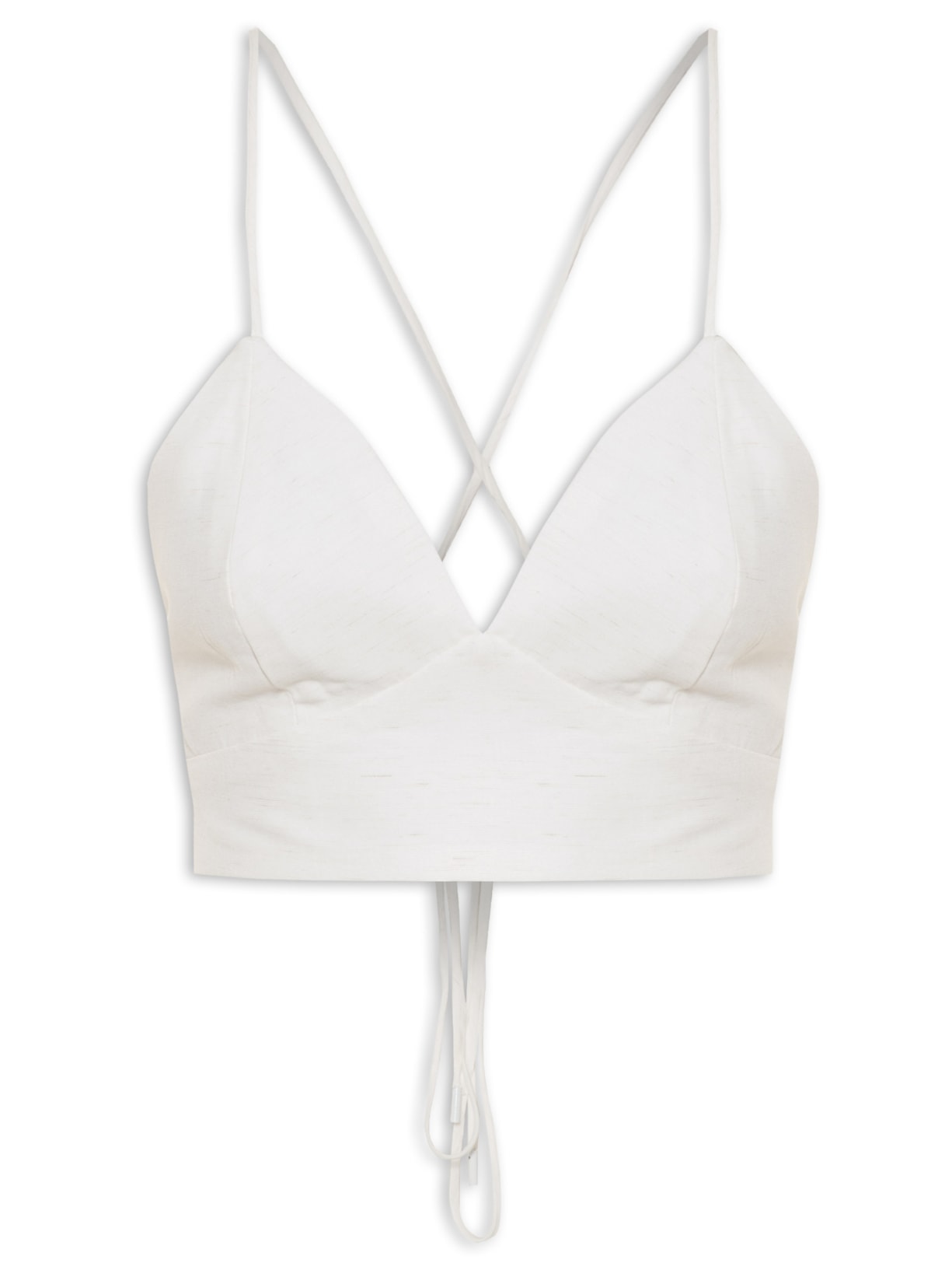 Top Alça Cruzada - Off White