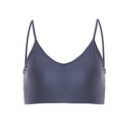 Top Alça Fina - Azul