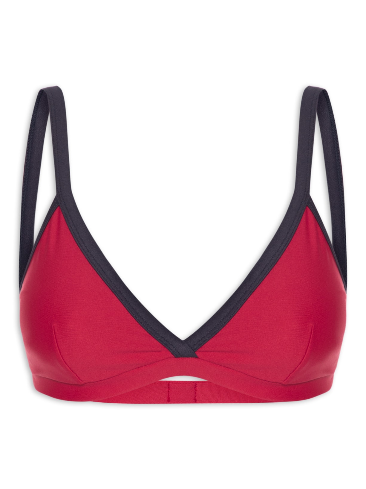 Top Alça Reta Body And Soul Vermelho Body For Sure
