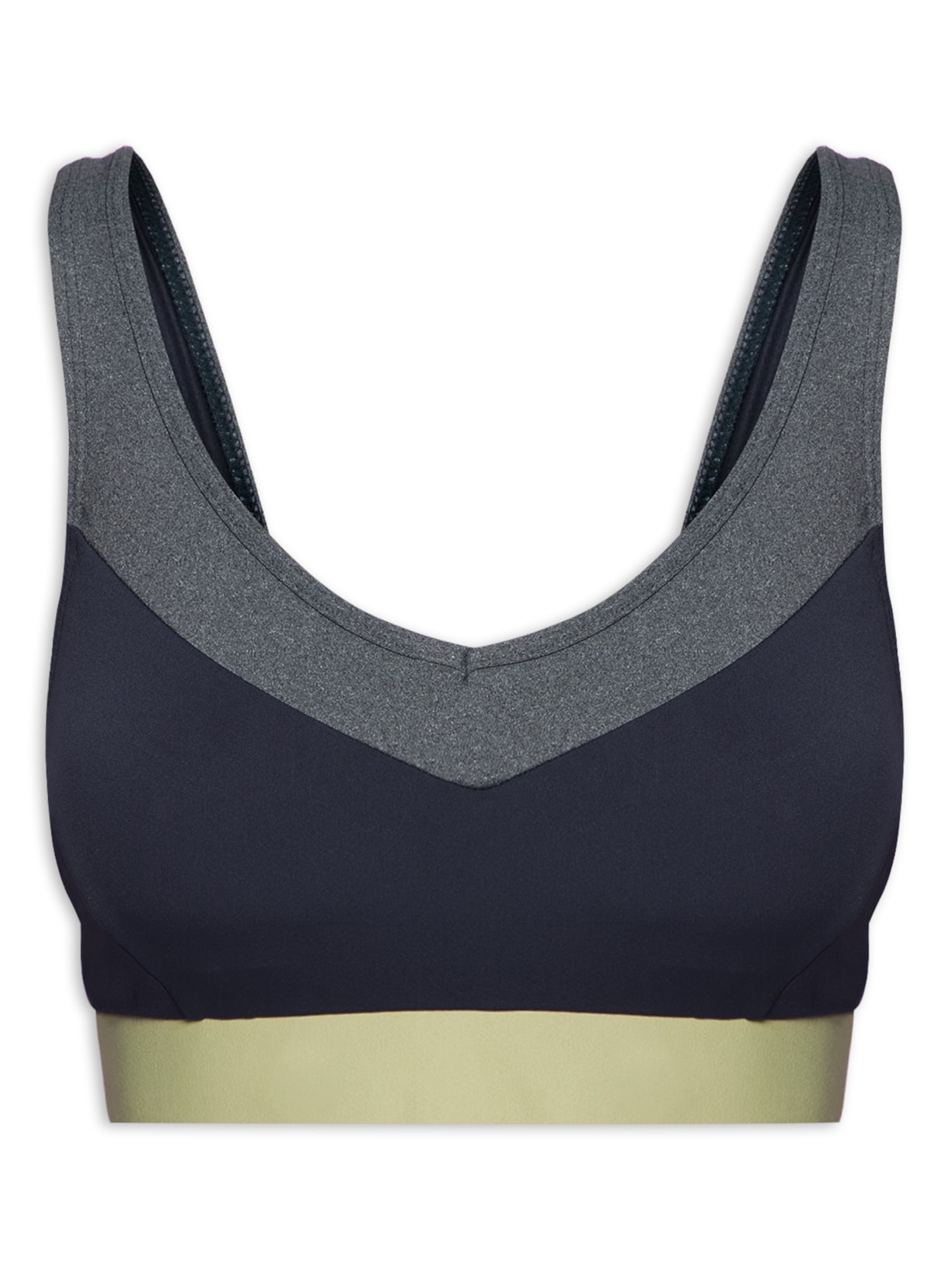 Top Alça Reta Liso - Azul