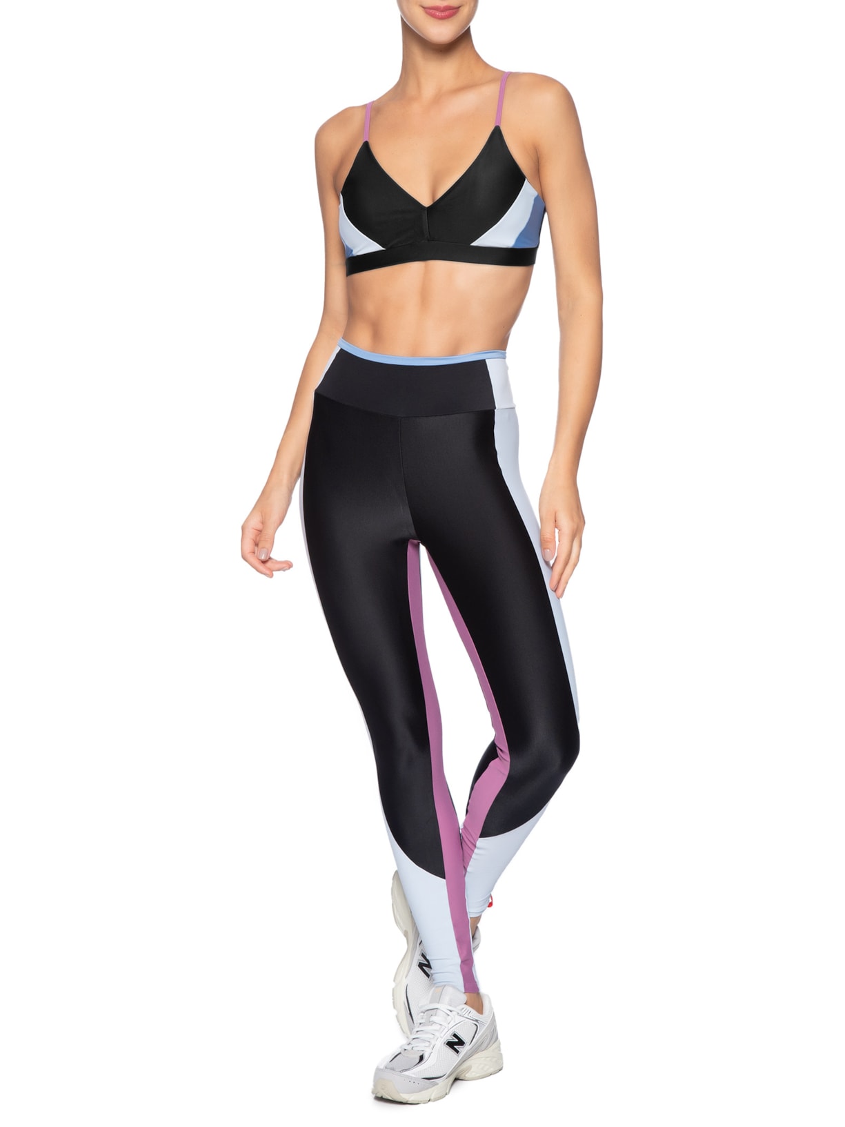 Top Alça Reta Liso Pop Preto Body For Sure