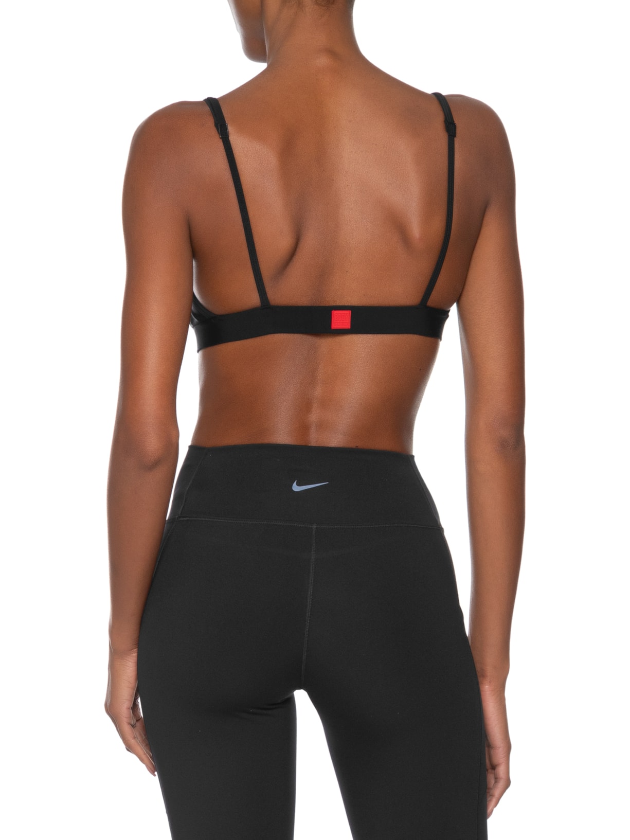 Top Alça Reta Liso Preto Body For Sure