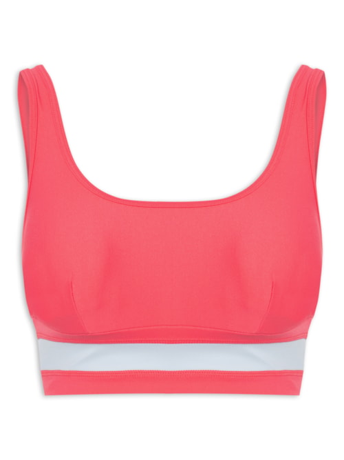Top Alça Reta Liso Pulse - Rosa