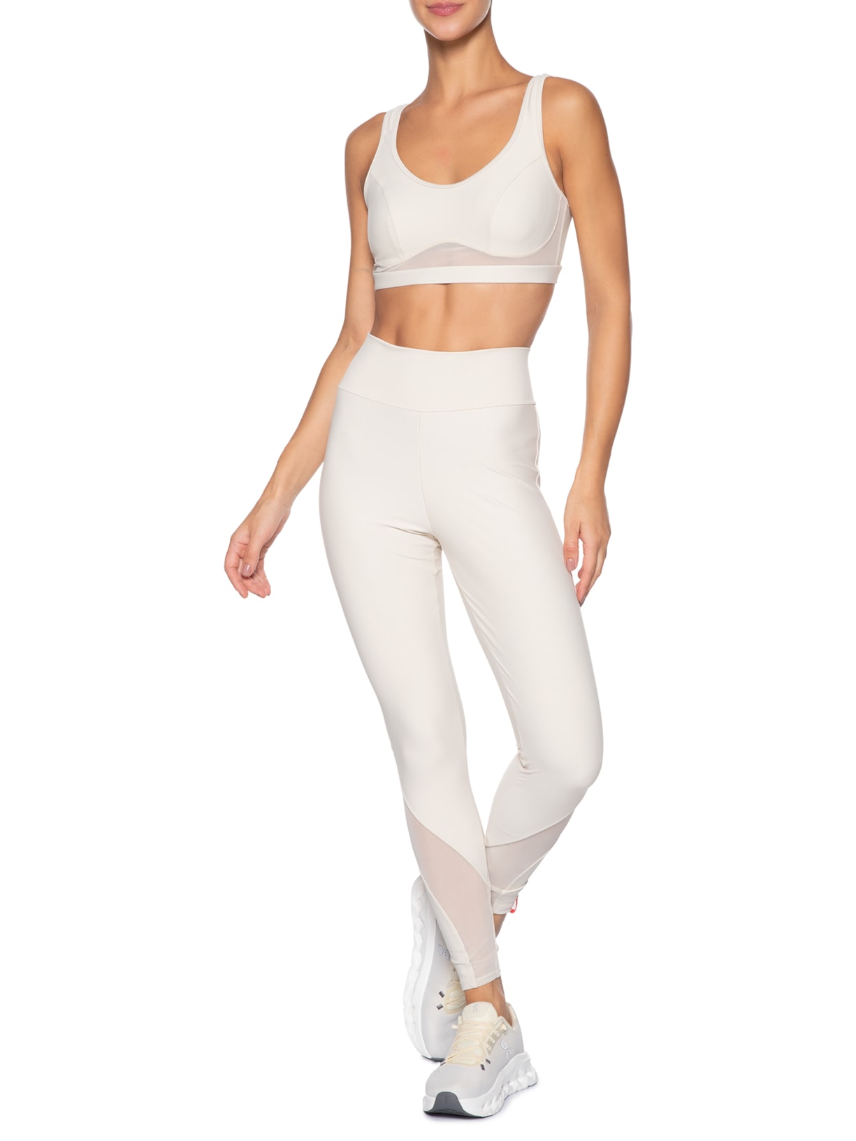 Top Alça Reto Liso Branco Body For Sure