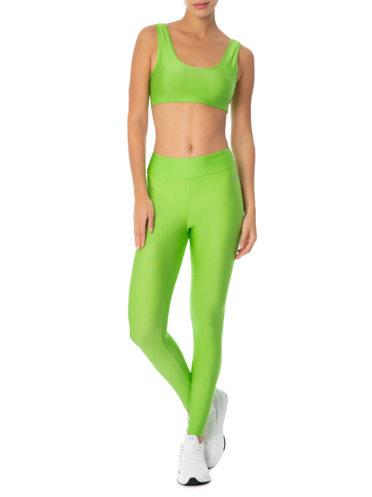 Top Alças Basic Color Verde Lauf