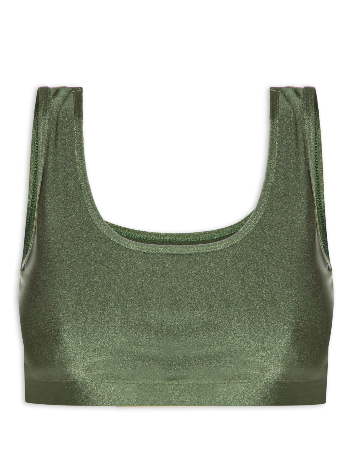 Top Alças Basic Color - Verde