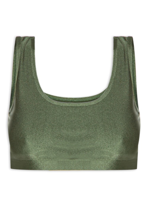 Top Alças Basic Color - Verde