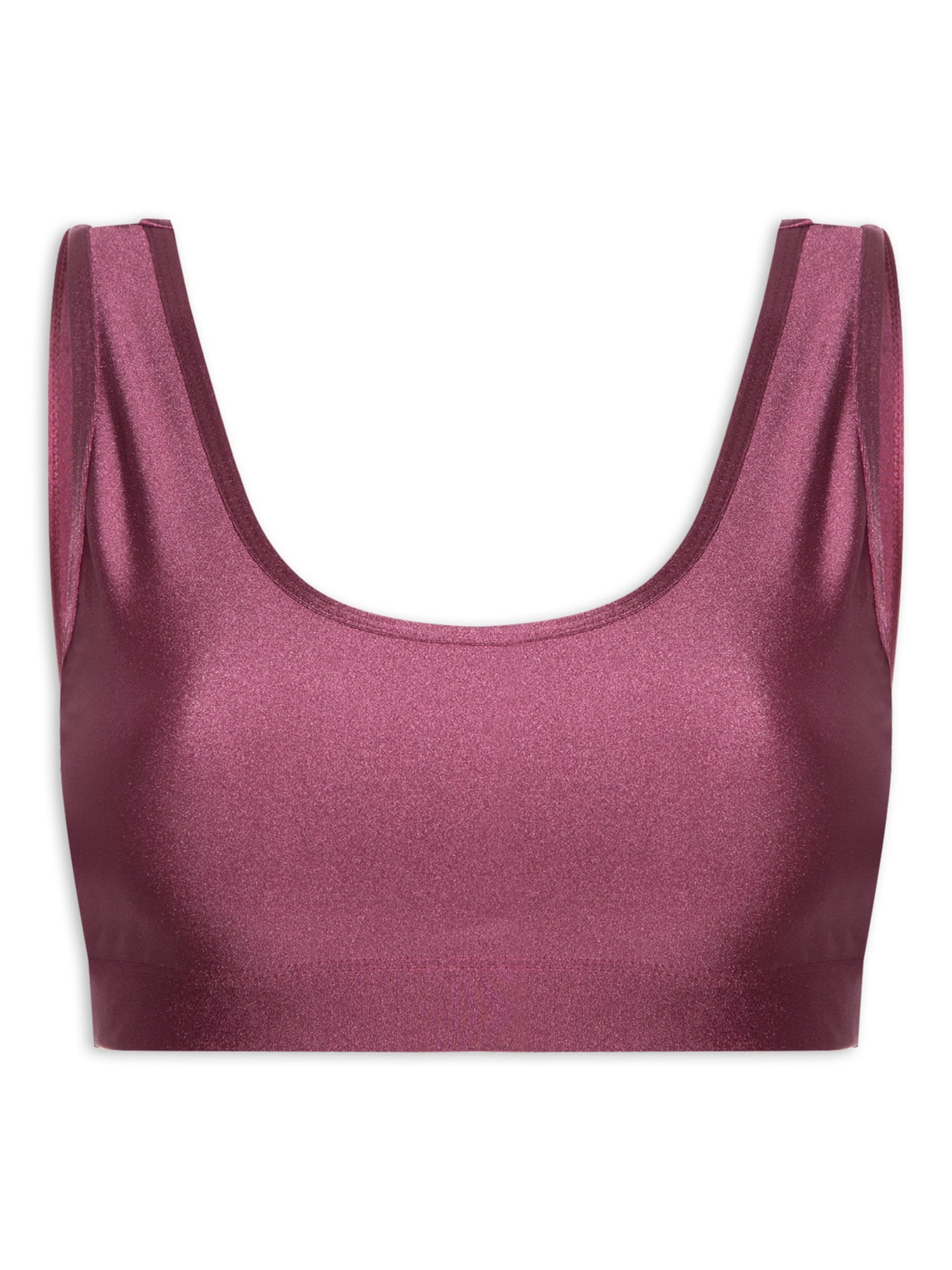 Top Alças Basic Color - Vinho