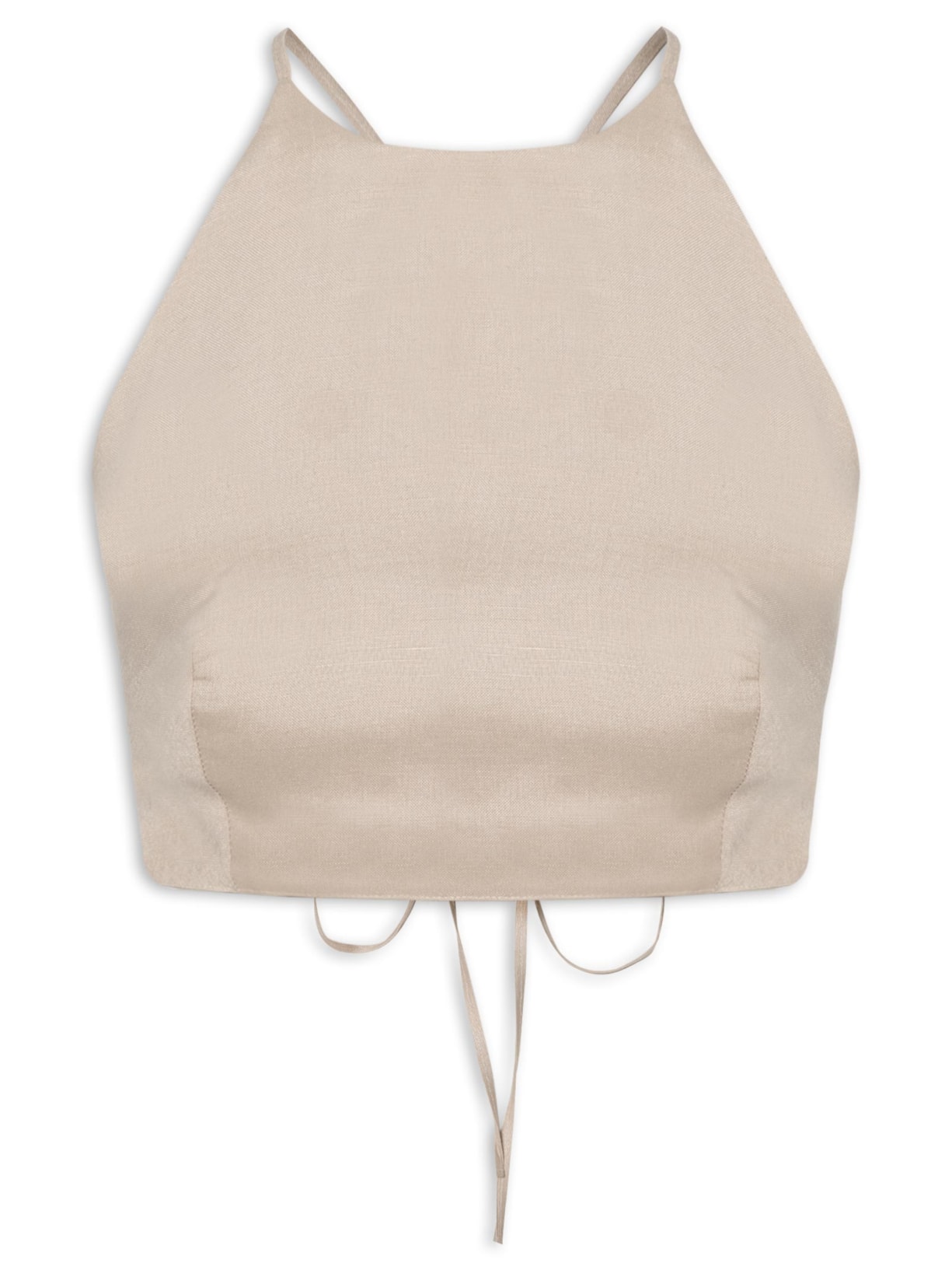Top Alças - Bege