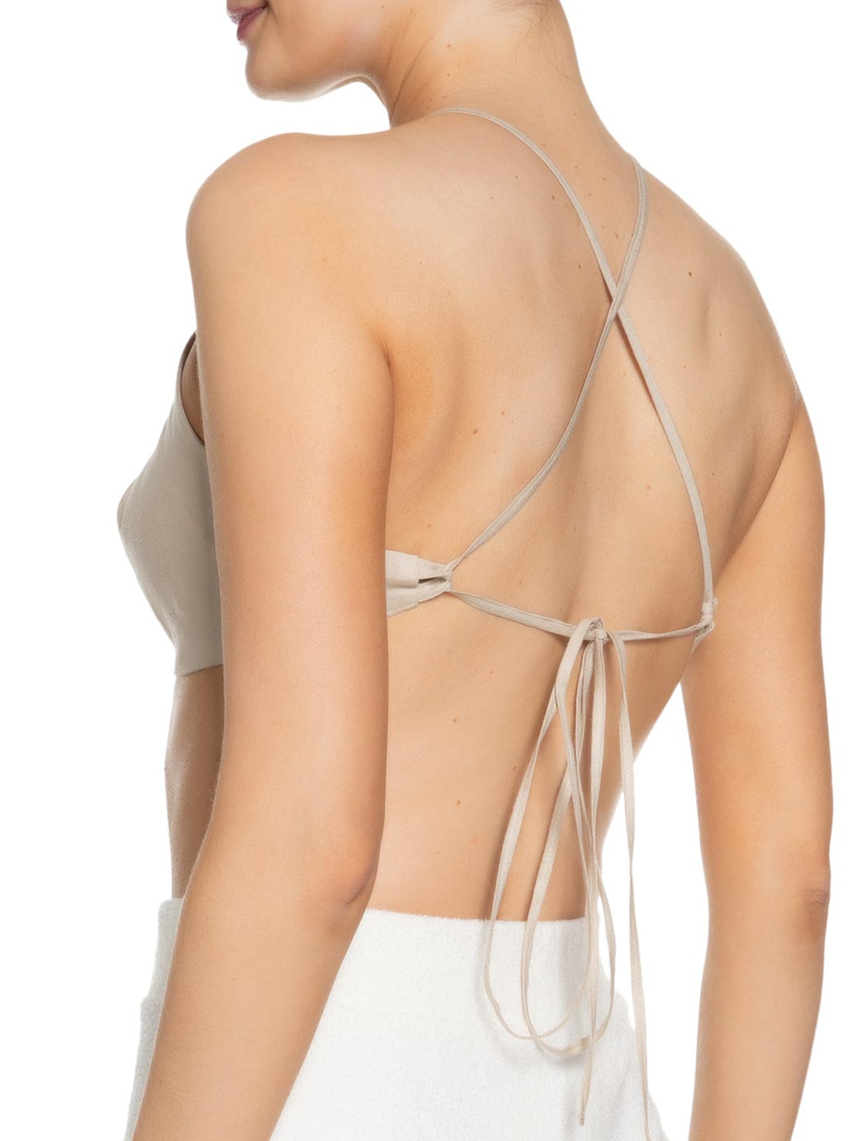 Top Alças Bege  Osklen