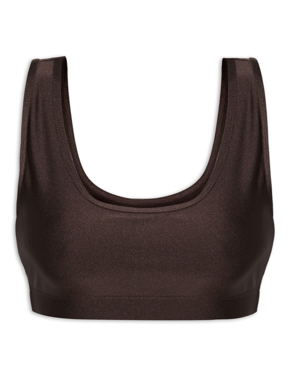 Top Alças Color - Marrom