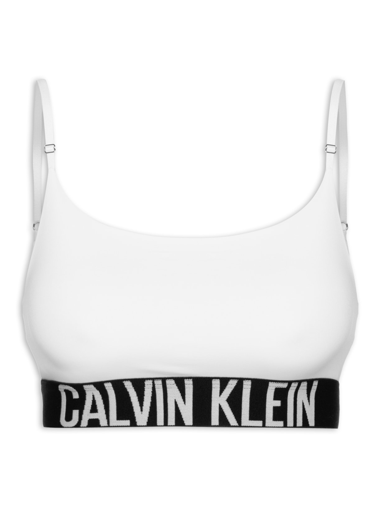 Top Alças Faixa Micro Intense Power - Branco