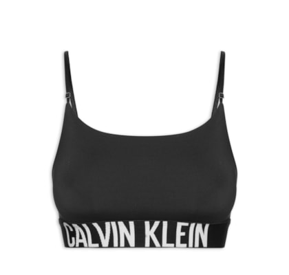 Top Alças Faixa Micro Intense Power - Preto