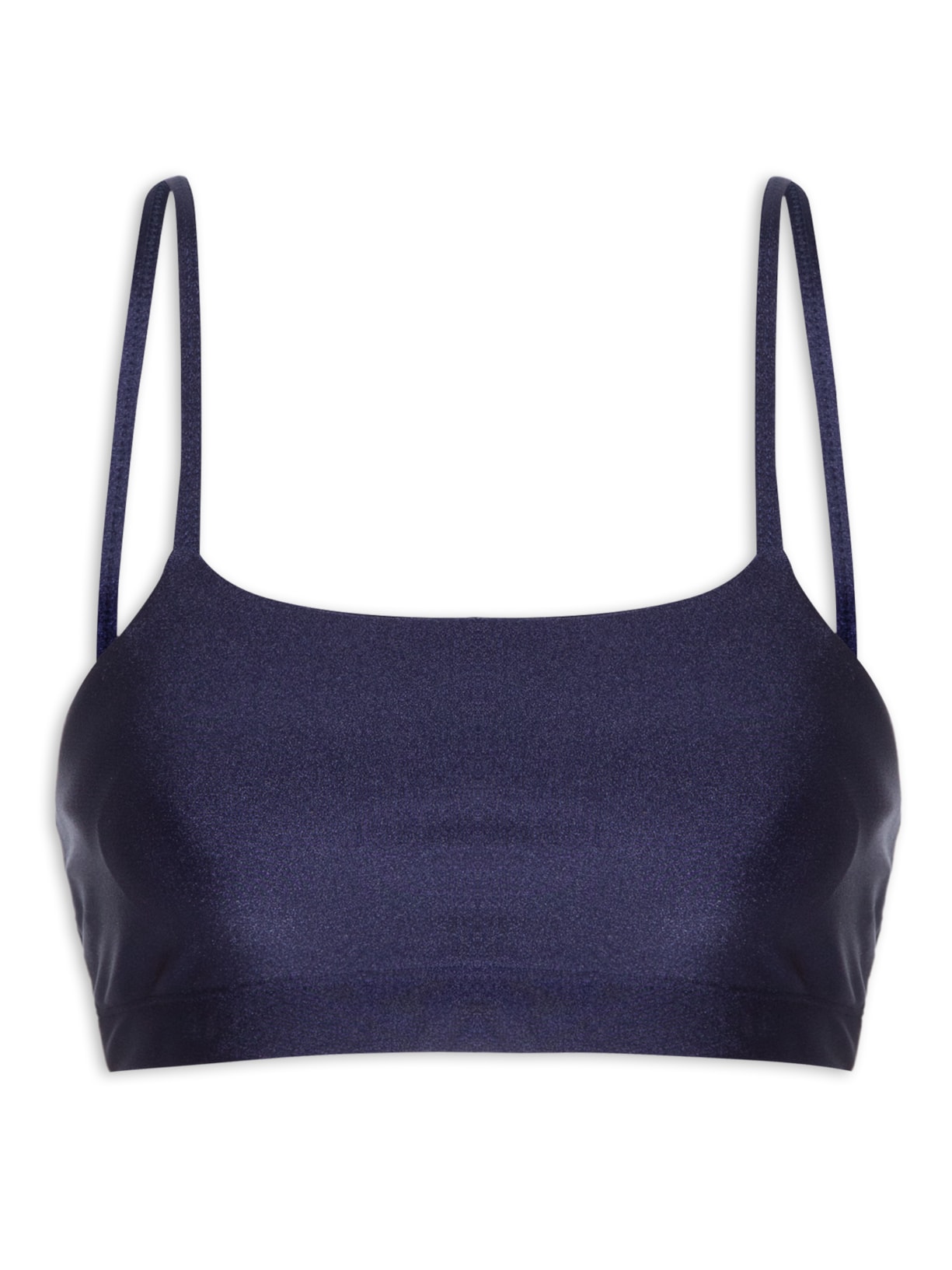 Top Alças Finas Basic - Azul