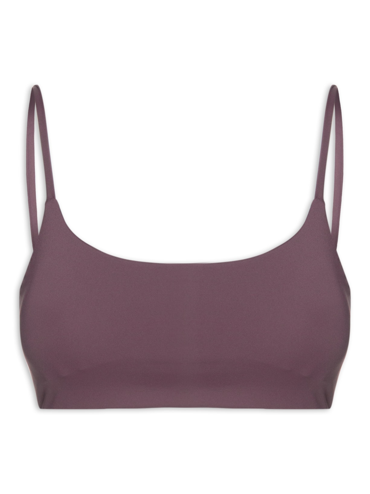 Top Alças Finas Basic Color Opção - Marrom