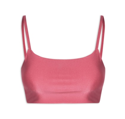 Top Alças Finas Basic Color - Rosa