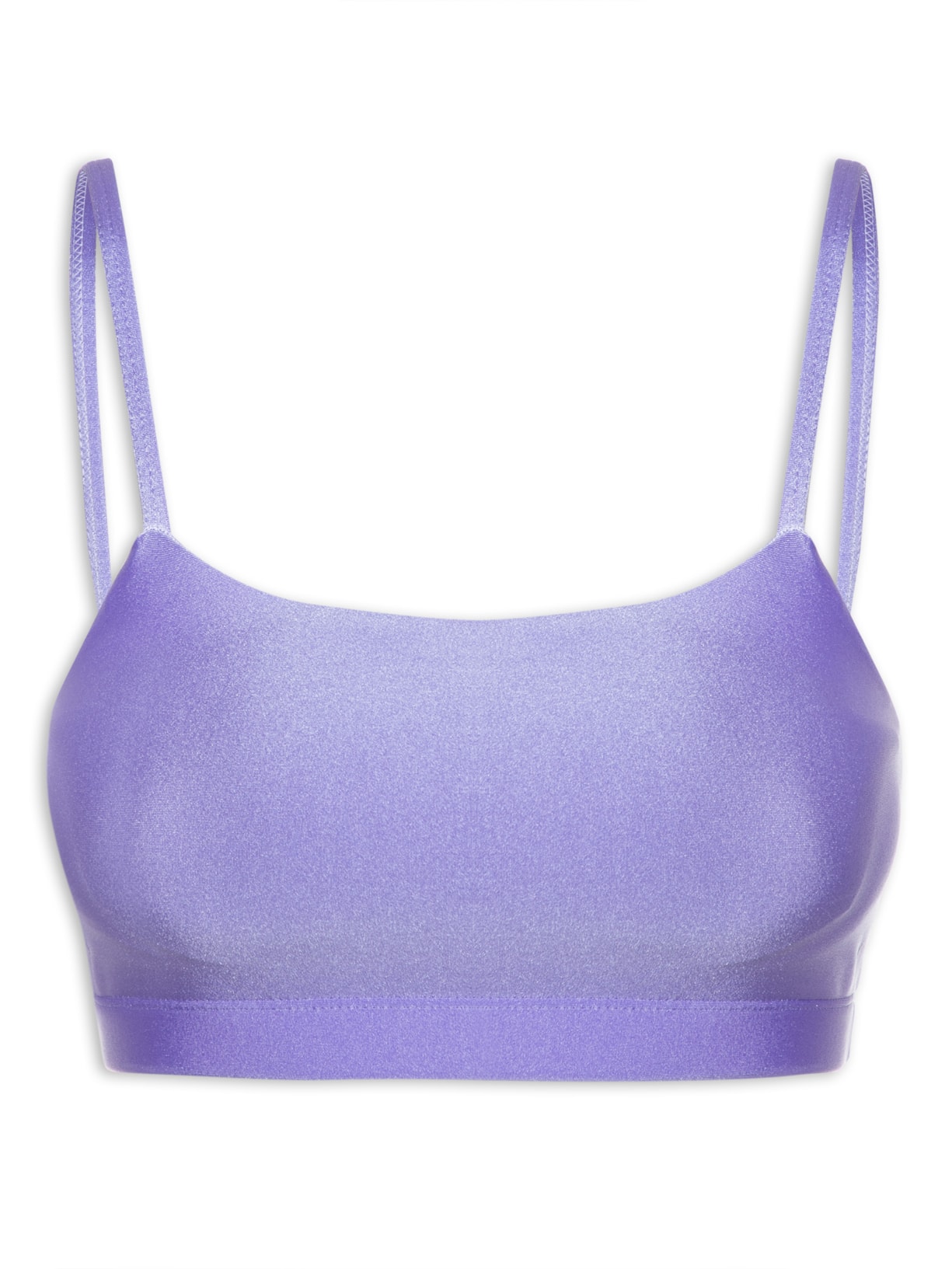 Top Alças Finas Basic Color - Roxo