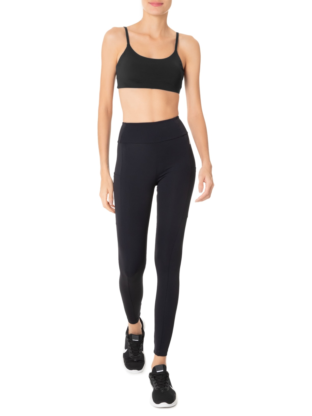 Top Alças Finas Basic Perene Opção Preto Lauf
