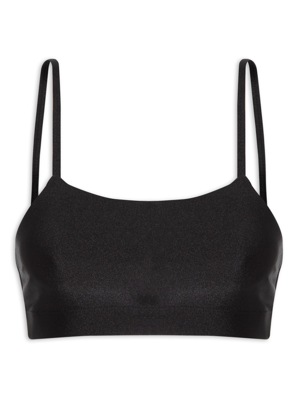 Top Alças Finas Basic - Preto