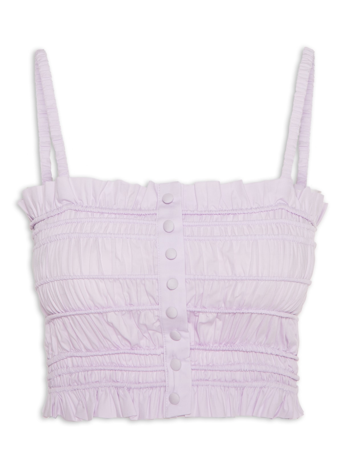 Top Alcinha Com Franzido - Lilás