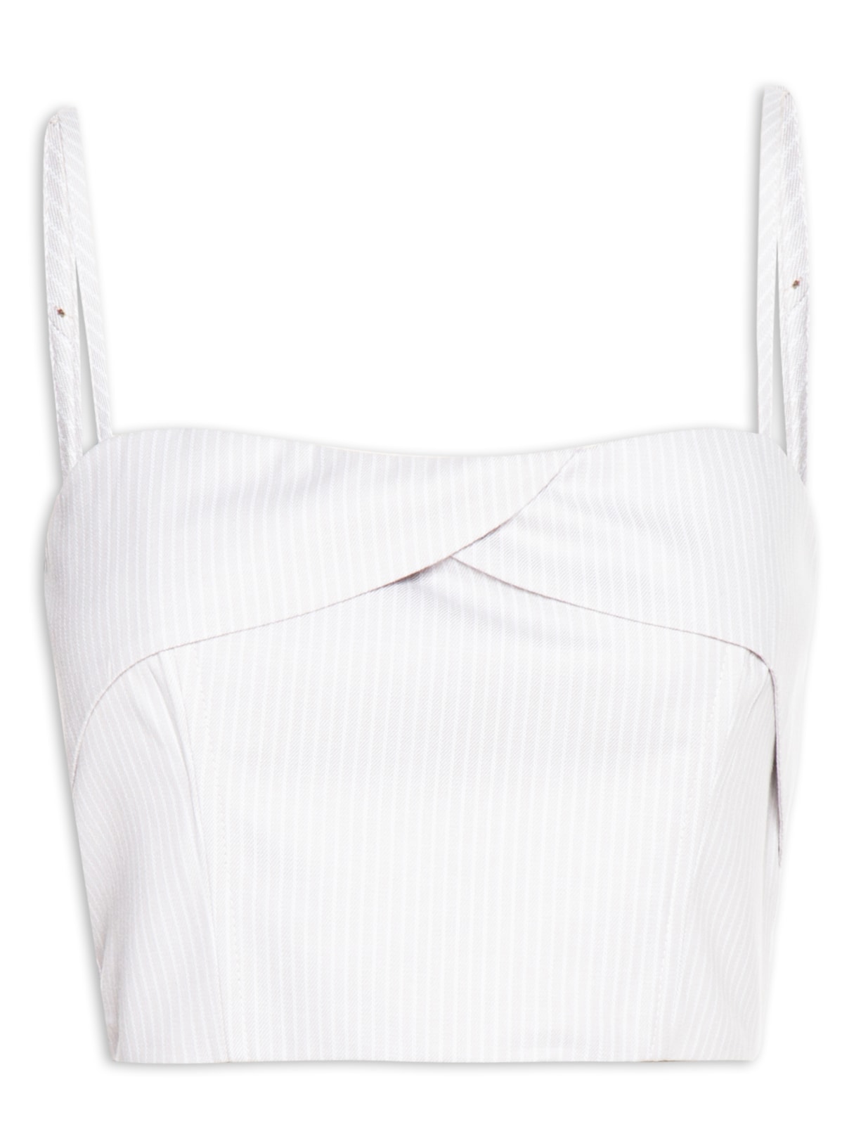 Top Alfaiataria Risca De Giz - Cinza