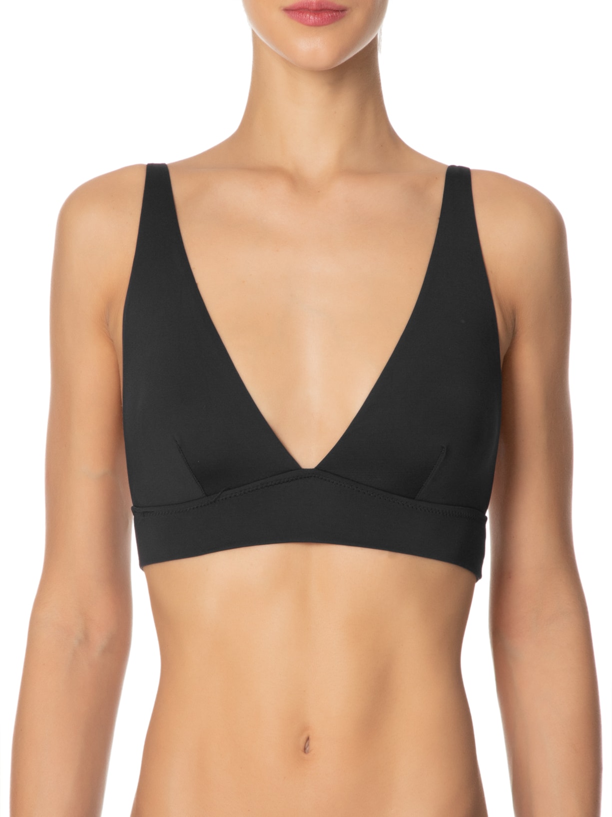 Top Alongado Básico Preto Farm