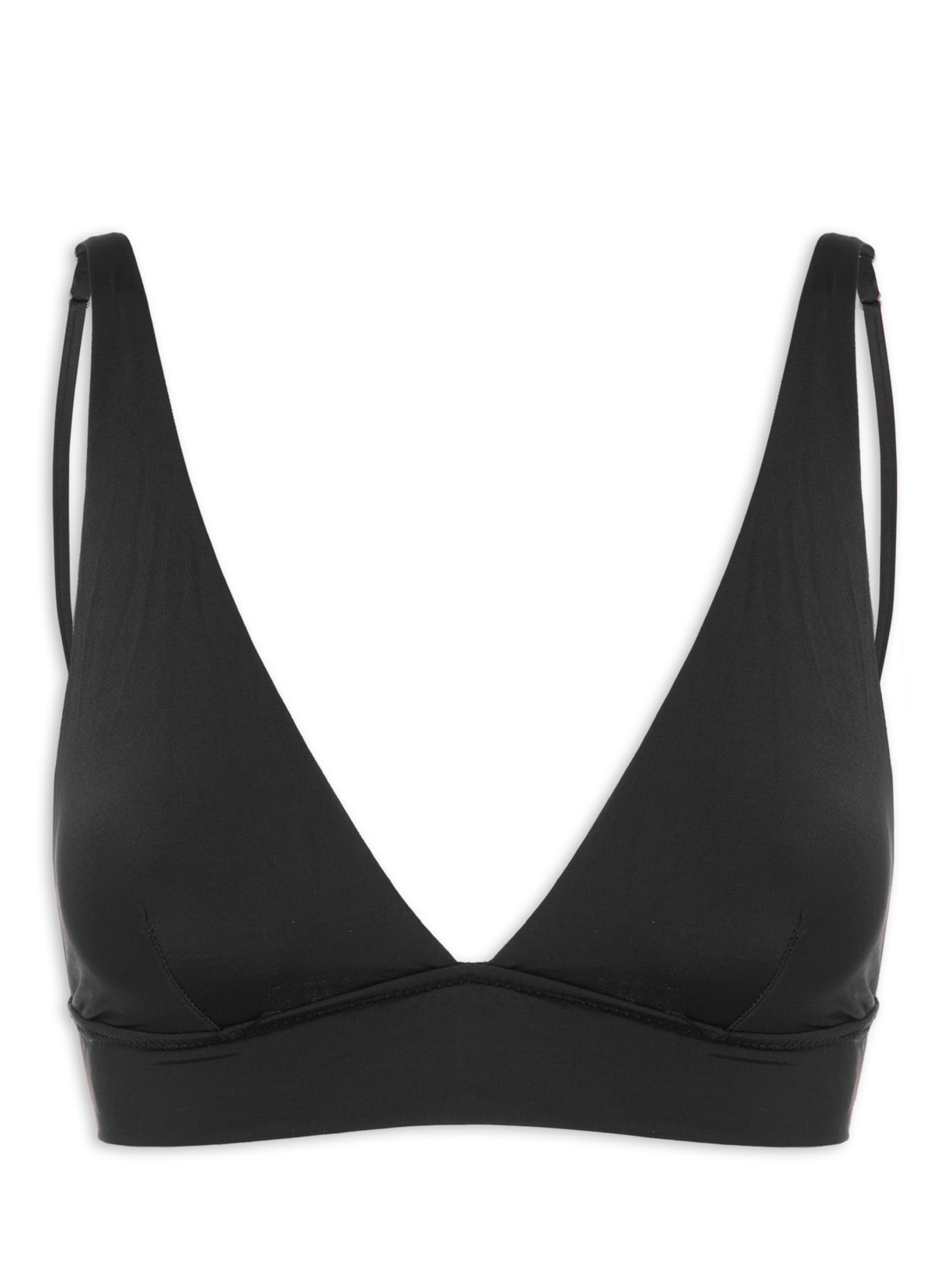 Top Alongado Básico - Preto