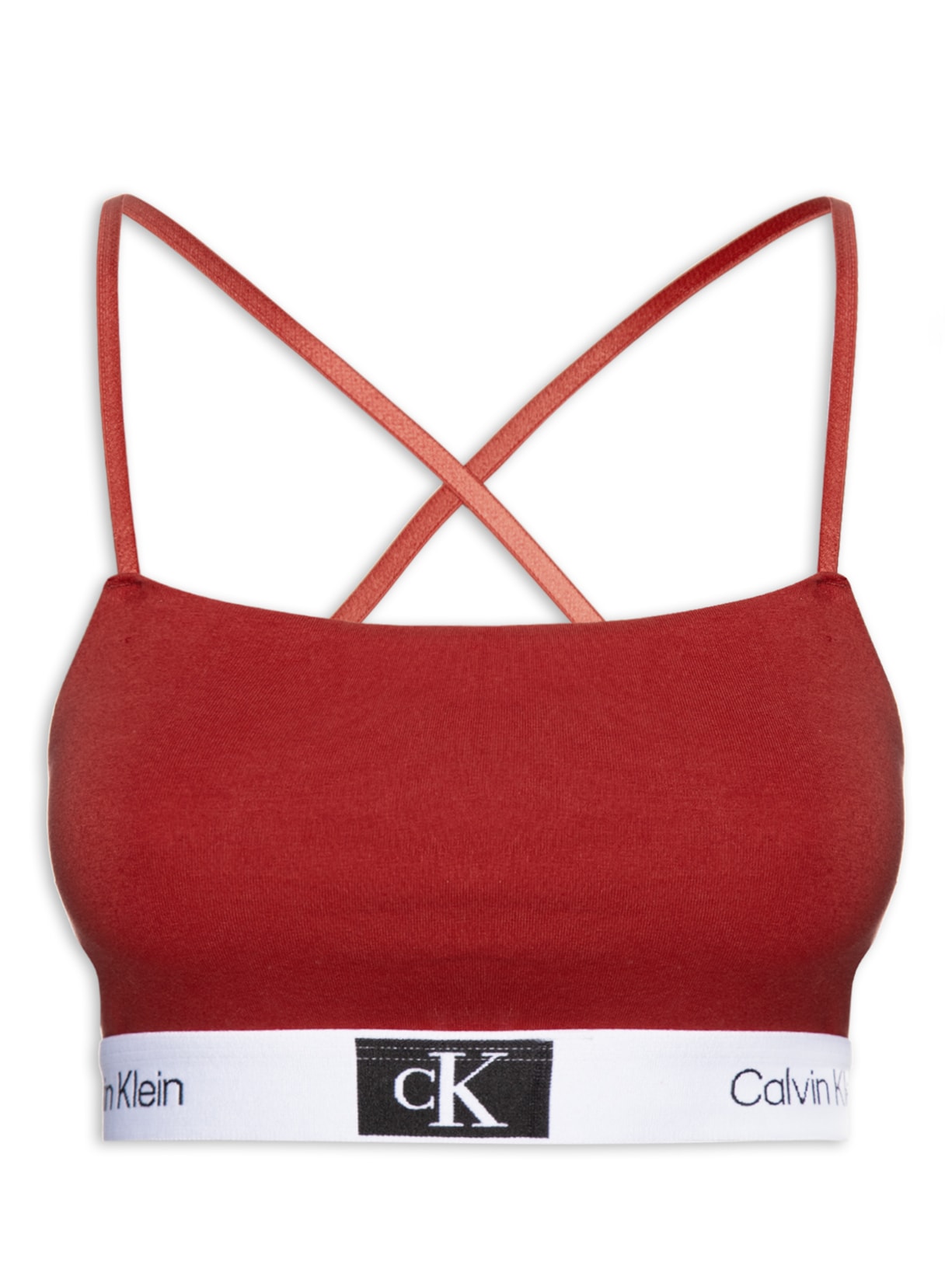 Top Alongado Costas Nua 1996 - Vermelho