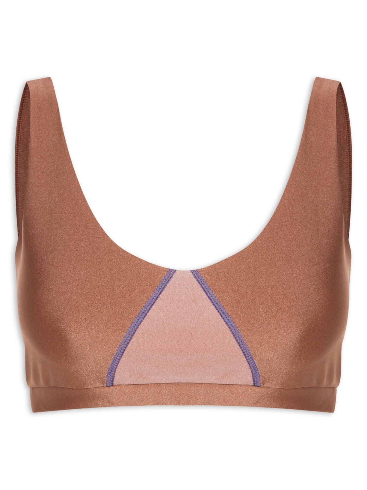 Top Ametista - Marrom